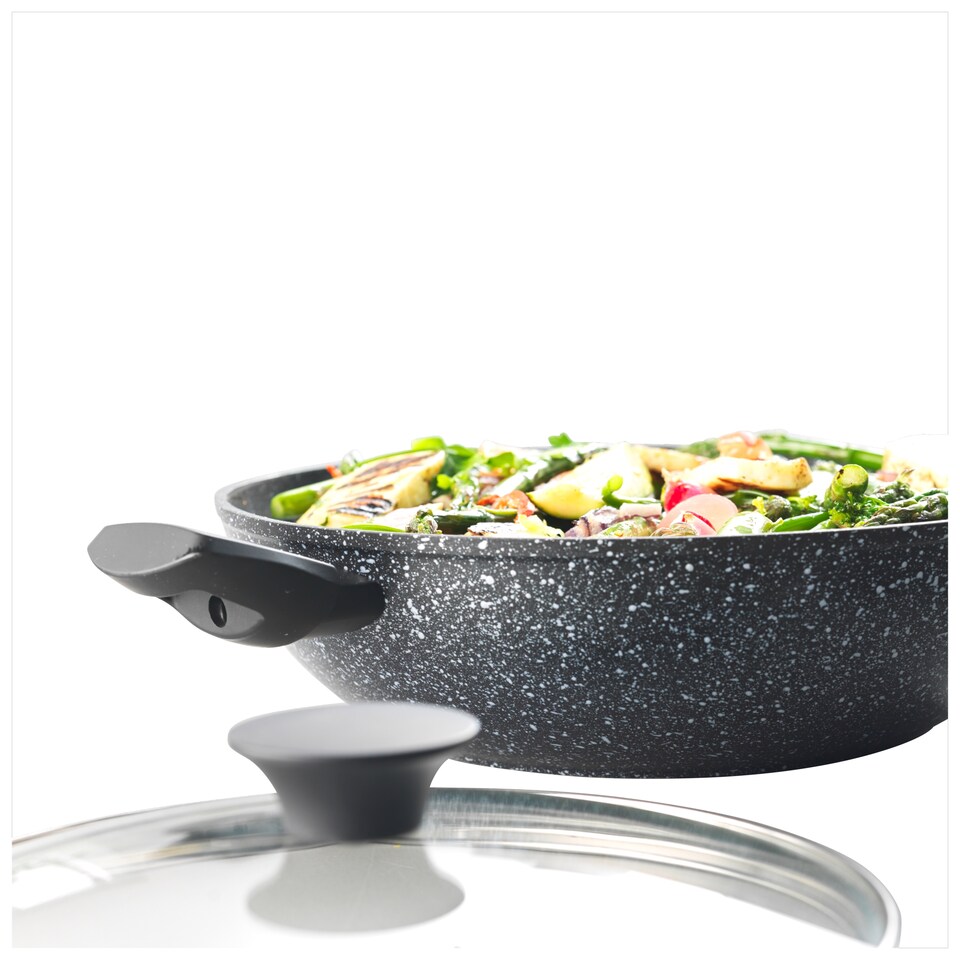 image 1 of Salter Megastone Thermo Collar Family Pan 30cm