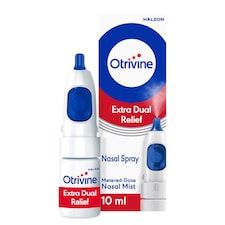 Otrivine Extra Dual Relief 0.5 mg/ml + 0.6 mg/ml Nasal Spray 10ML