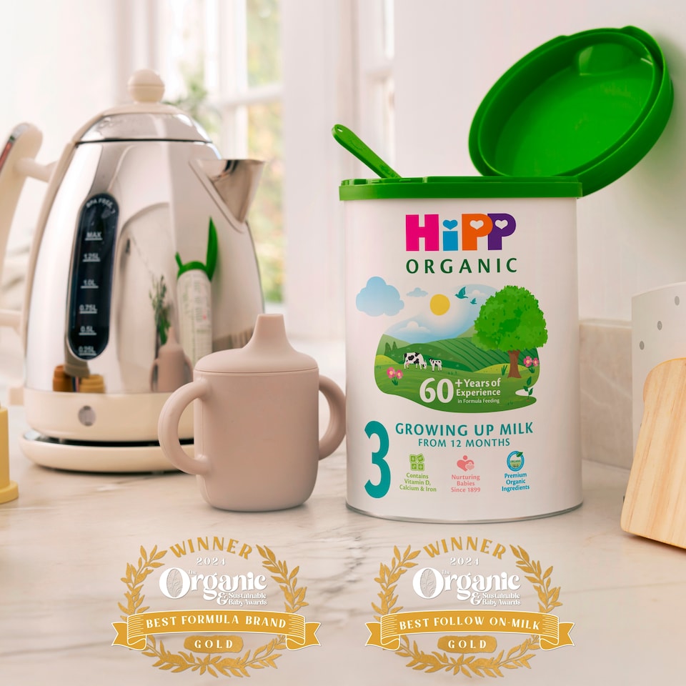 image 1 of HiPP Organic 3 Growing up Baby Milk Powder Formula, From 12 Months, 800g