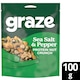 image 1 of Graze Sea Salt & Pepper Protein Veg & Cashew Nuts Sharing Bag Snack 100G