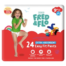 Fred & Flo Easy Fit Pants Size 9+ 24 Pack