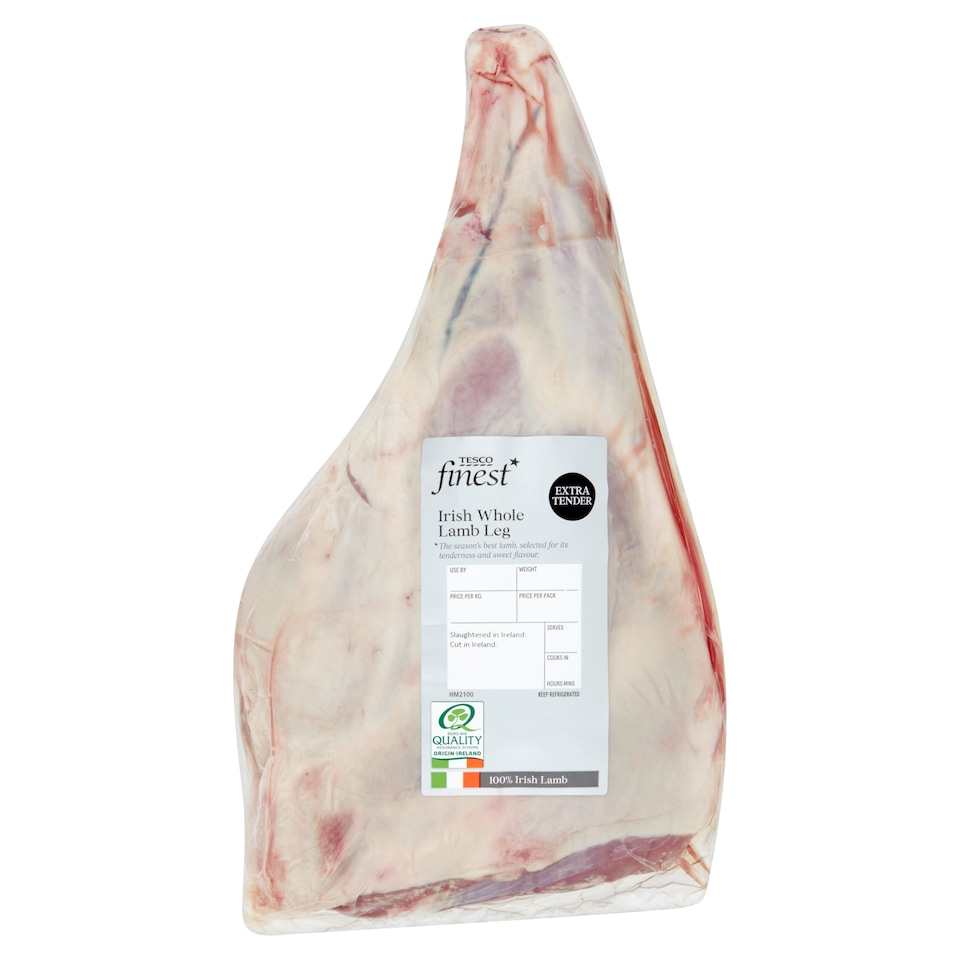 Tesco Finest Irish Whole Leg Of Lamb
