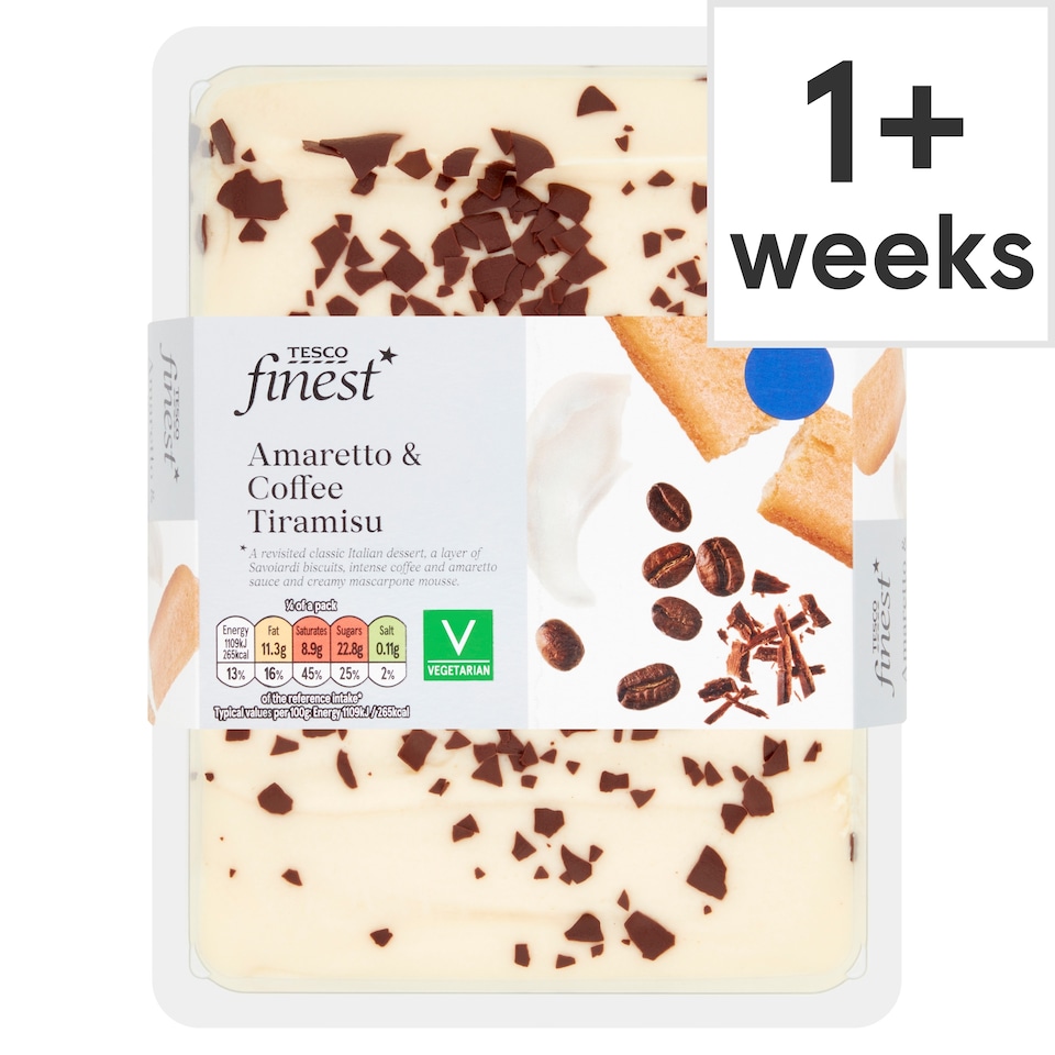 Tesco Finest Coffee & Amaretto Tiramisu Dessert 400g