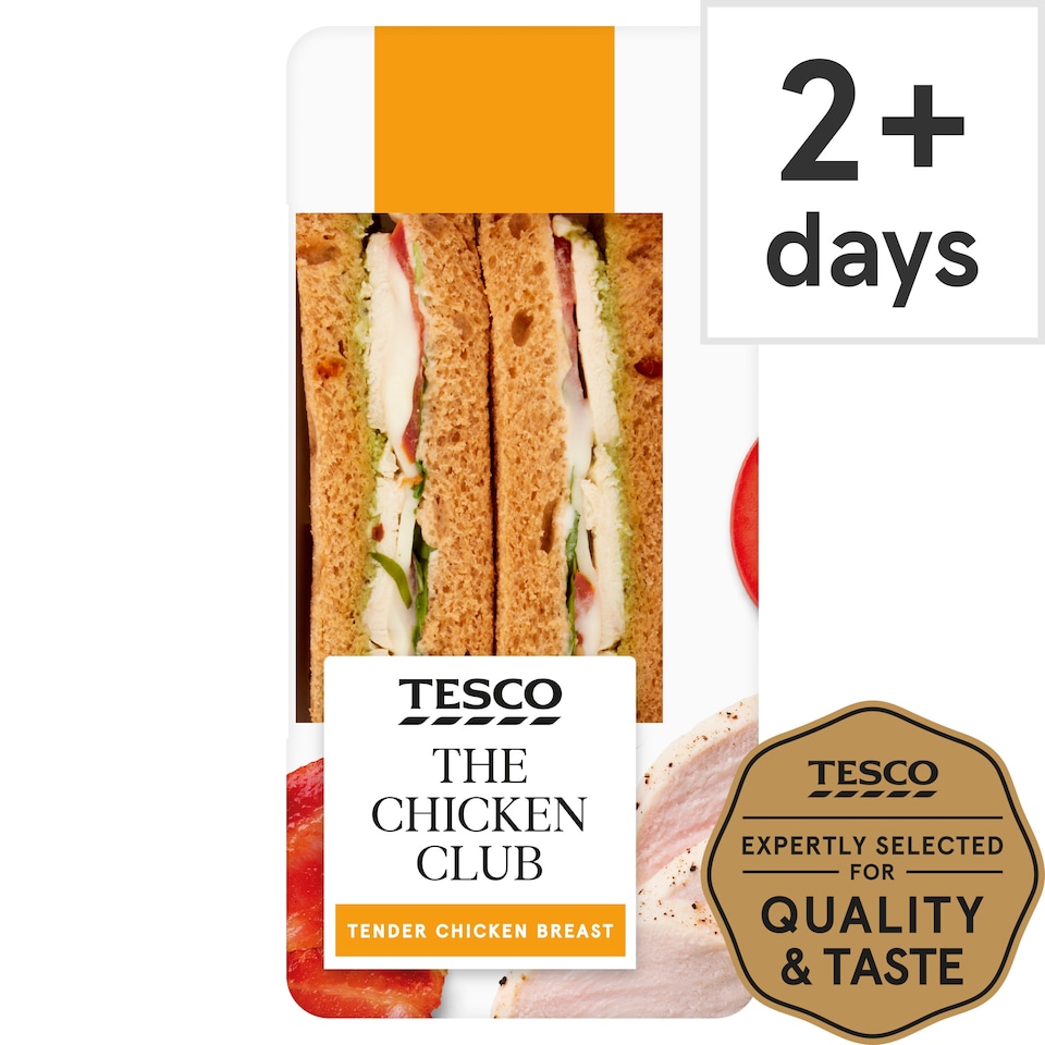 Tesco Roast Chicken Mozzarella & Pesto Sandwich