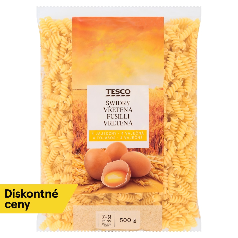 Tesco Vretená 4 vaječné 500 g