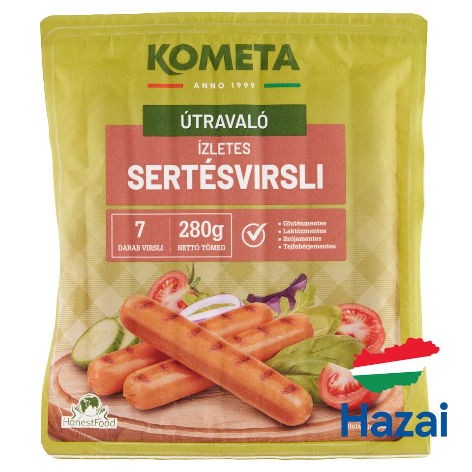 Kometa Útravaló ízletes sertésvirsli 7 db 280 g