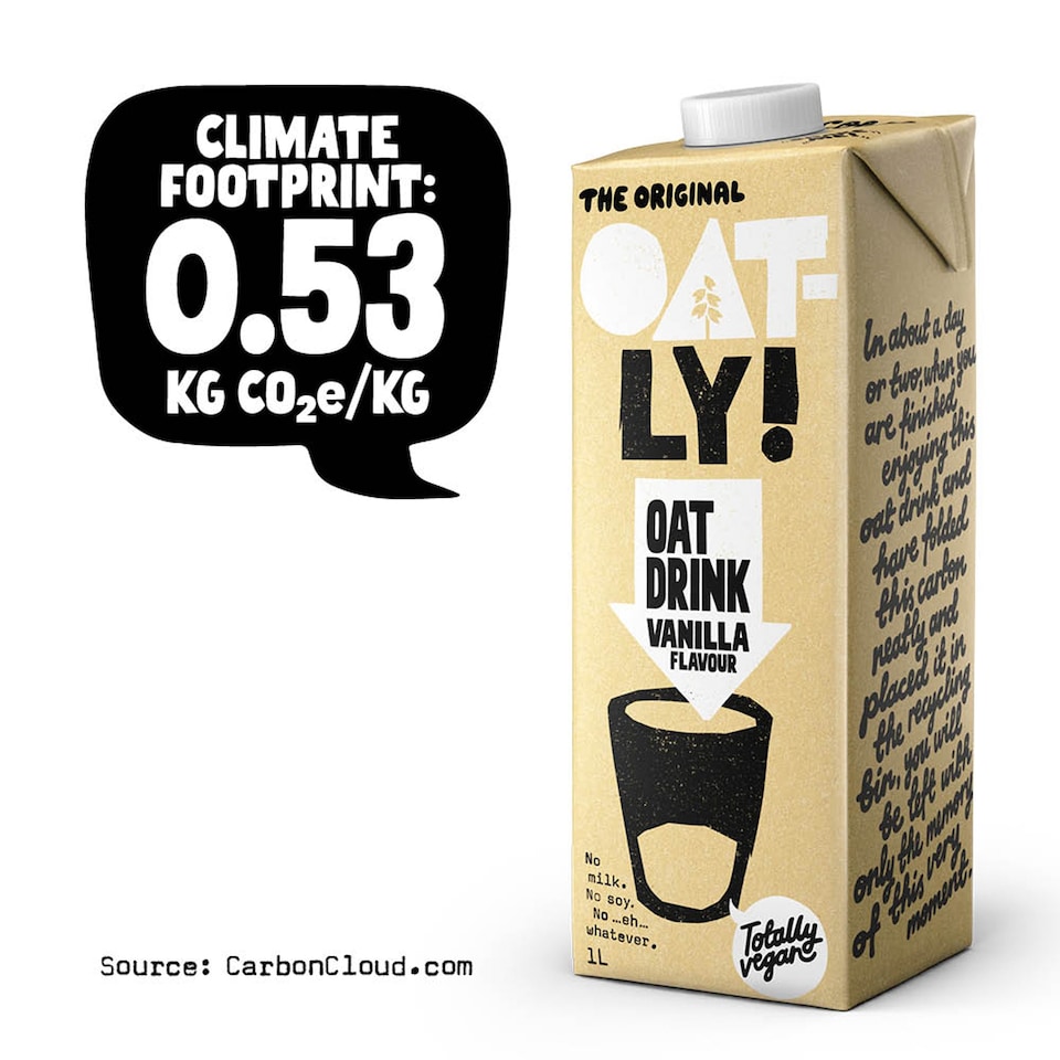 image 1 of Oatly Oat Drink Vanilla 1L