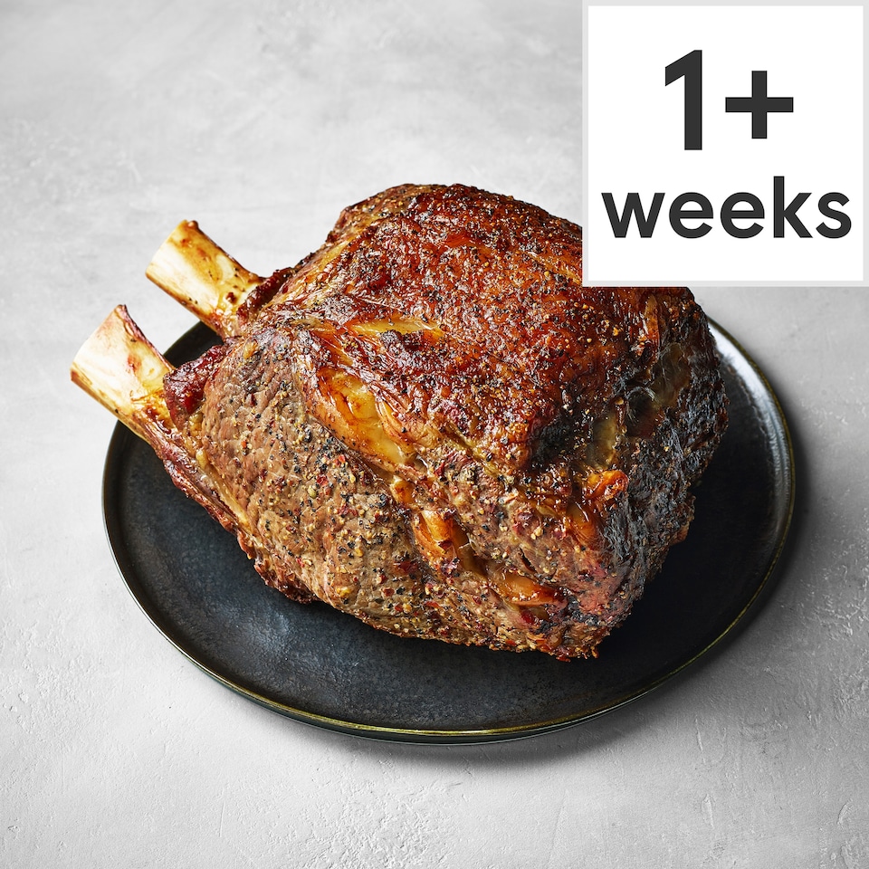 image 1 of 29. Tesco Finest 30-Day Matured Sirloin Wing Rib 1.5-2.5kg (Serves 7-12)