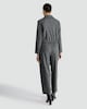 image 3 of F&F Check Pleated Barrel Leg Trousers in Black