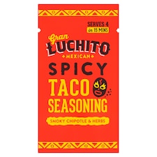 Gran Luchito Smoky Chipotle & Herbs Spicy Taco Seasoning 28g