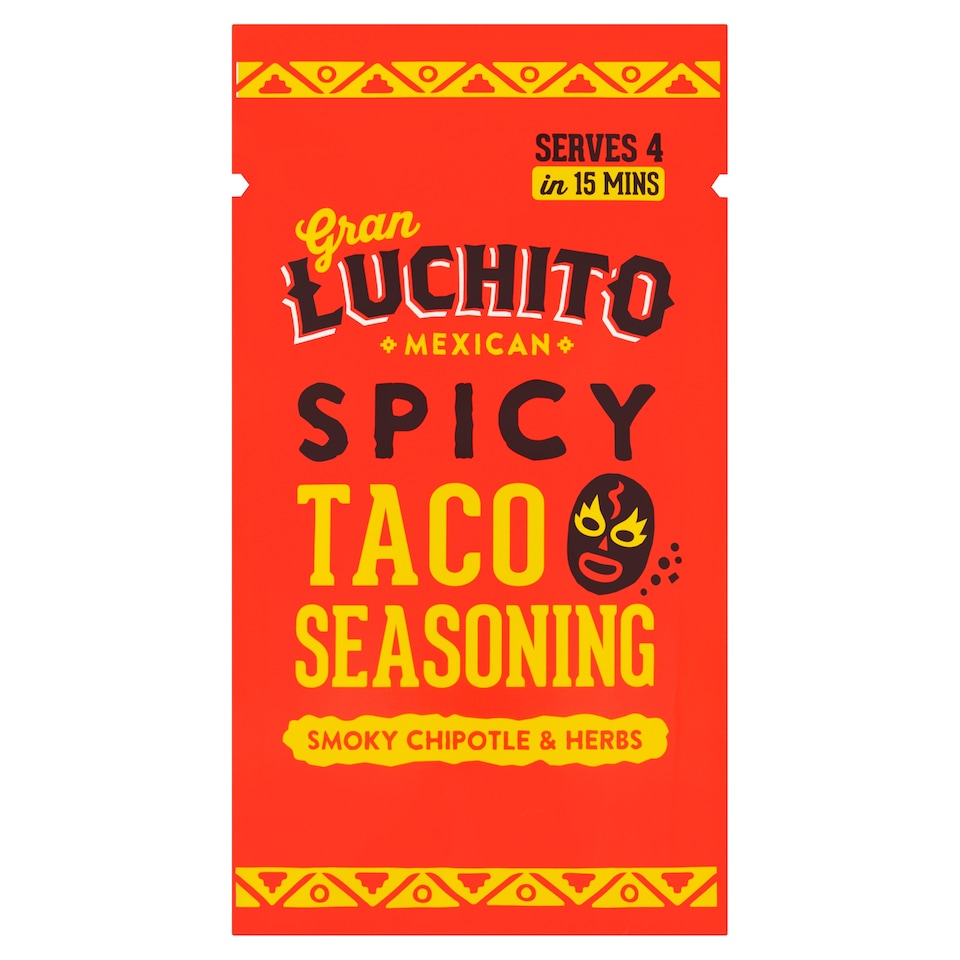 Gran Luchito Smoky Chipotle & Herbs Spicy Taco Seasoning 28g