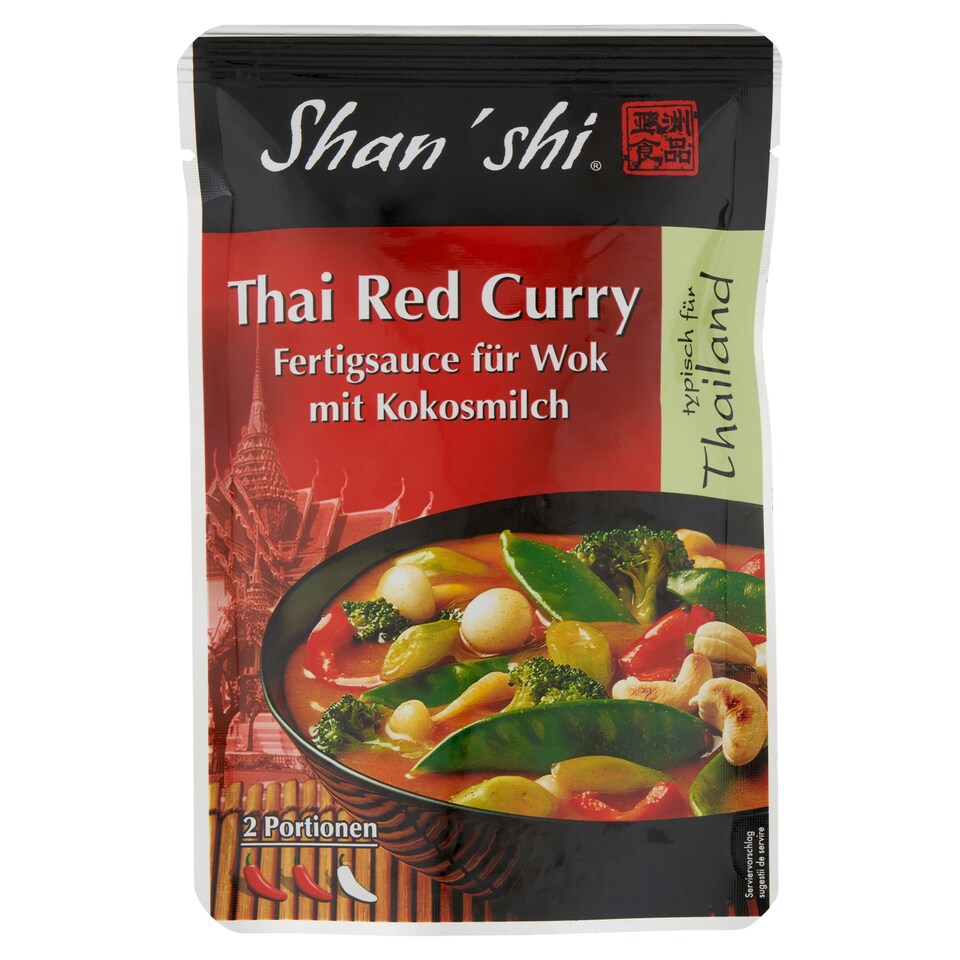 Shan'shi thai jellegű Red Curry mártás kókusztejjel 120 g