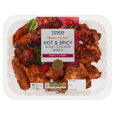 Tesco Hot & Spicy Roast Chicken Wings 525g