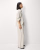 image 2 of F&F Polka Dot Wide Leg Trousers in Cream