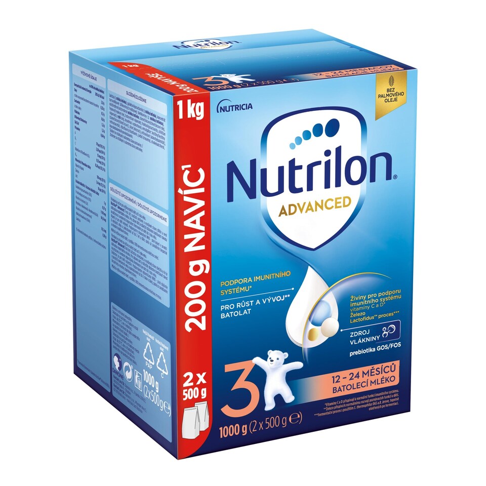 obrázok 1 z NUTRILON Advanced 3 batoľacie mlieko 1000g