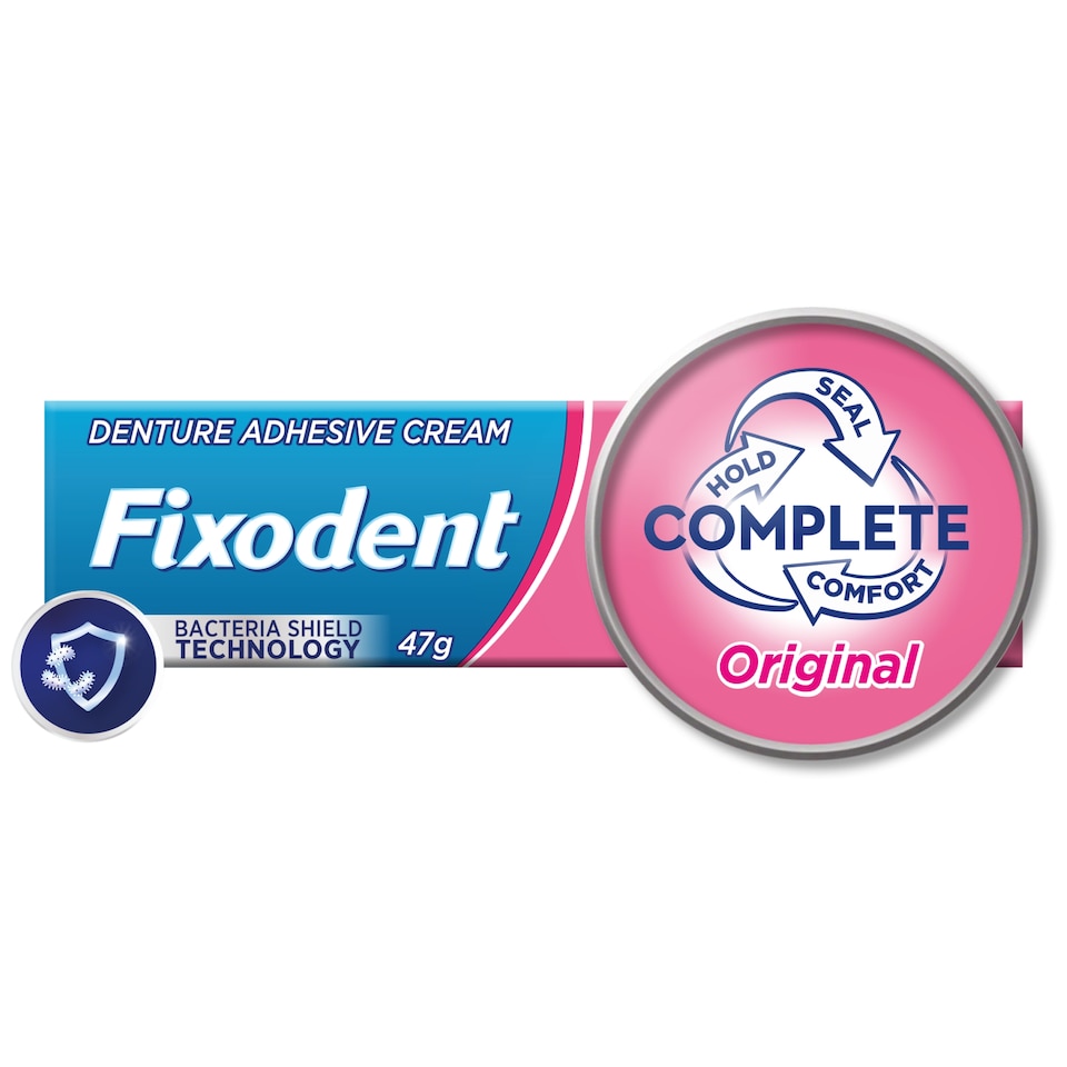 image 1 of Fixodent Complete Denture Adhesive Cream 40G