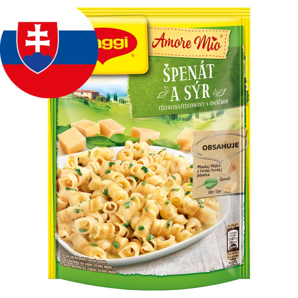 MAGGI Amore Mio Spinach and Cheese Pasta with Sauce Bag 152 g