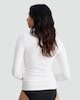 image 3 of F&F Medium Warmth Long Sleeved Thermal Top in Cream