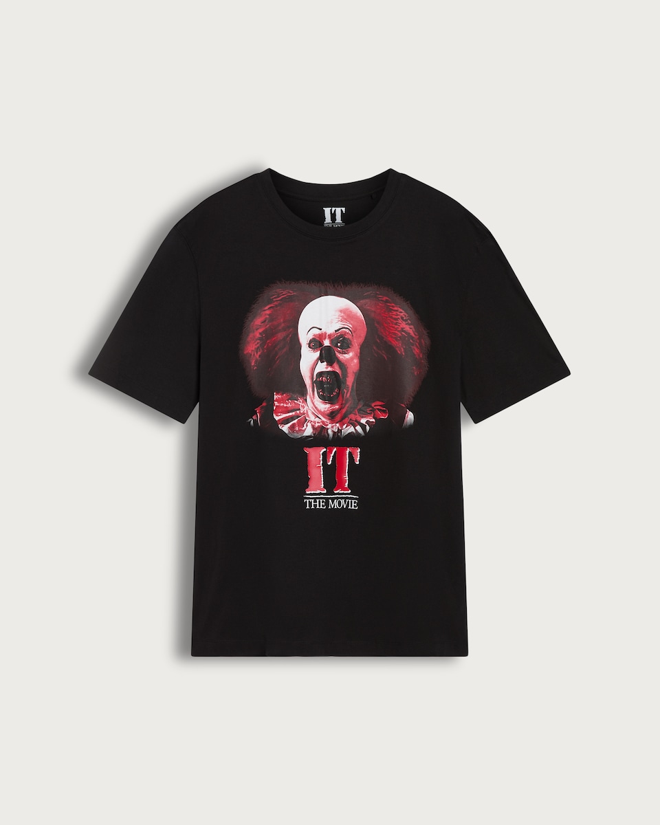 F&F Pure Cotton IT The Movie Slogan T-Shirt in Black