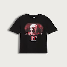 F&F Pure Cotton IT The Movie Slogan T-Shirt in Black