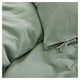 image 2 of F&F Home Bedding Muslin Sage Duvet Set King