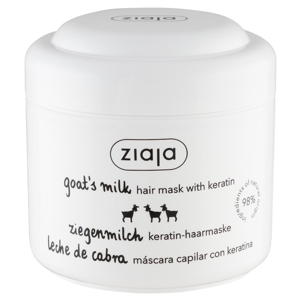 image 1 of Ziaja Goat's Milk Hair Mask with Keratin 200 ml