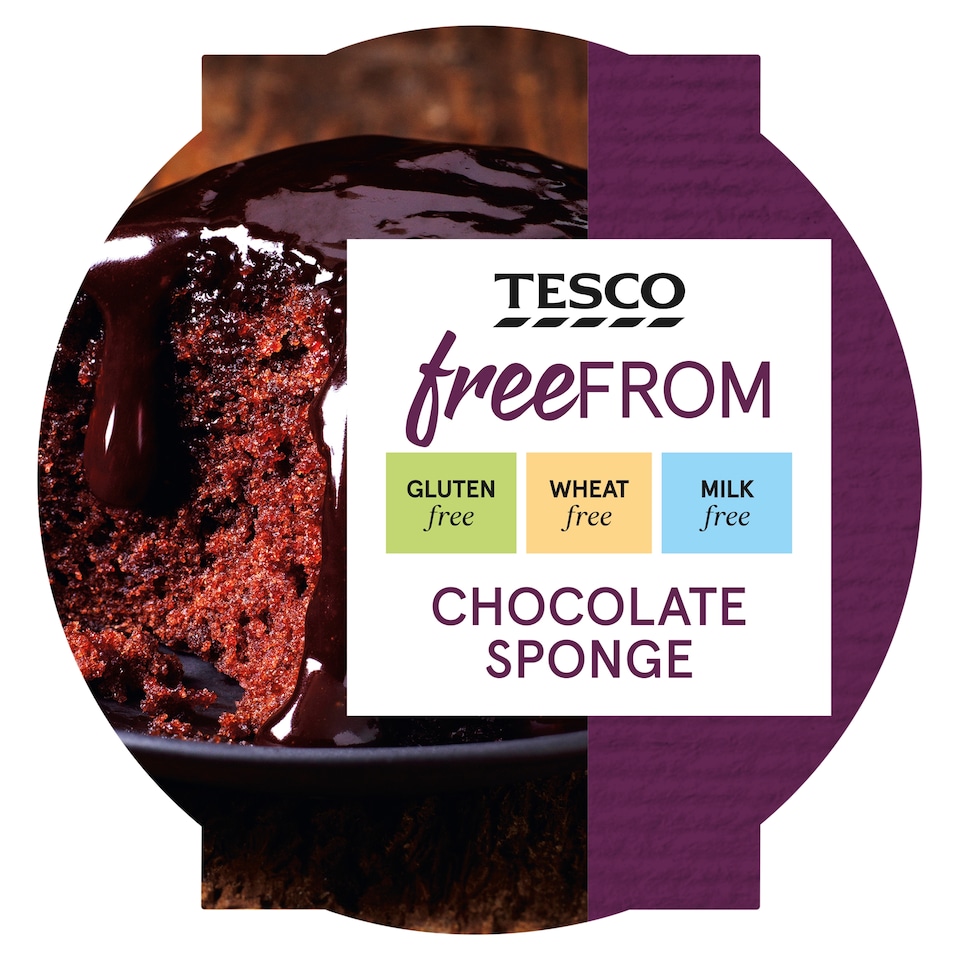 Tesco Free From Chocolate Sponge 115G