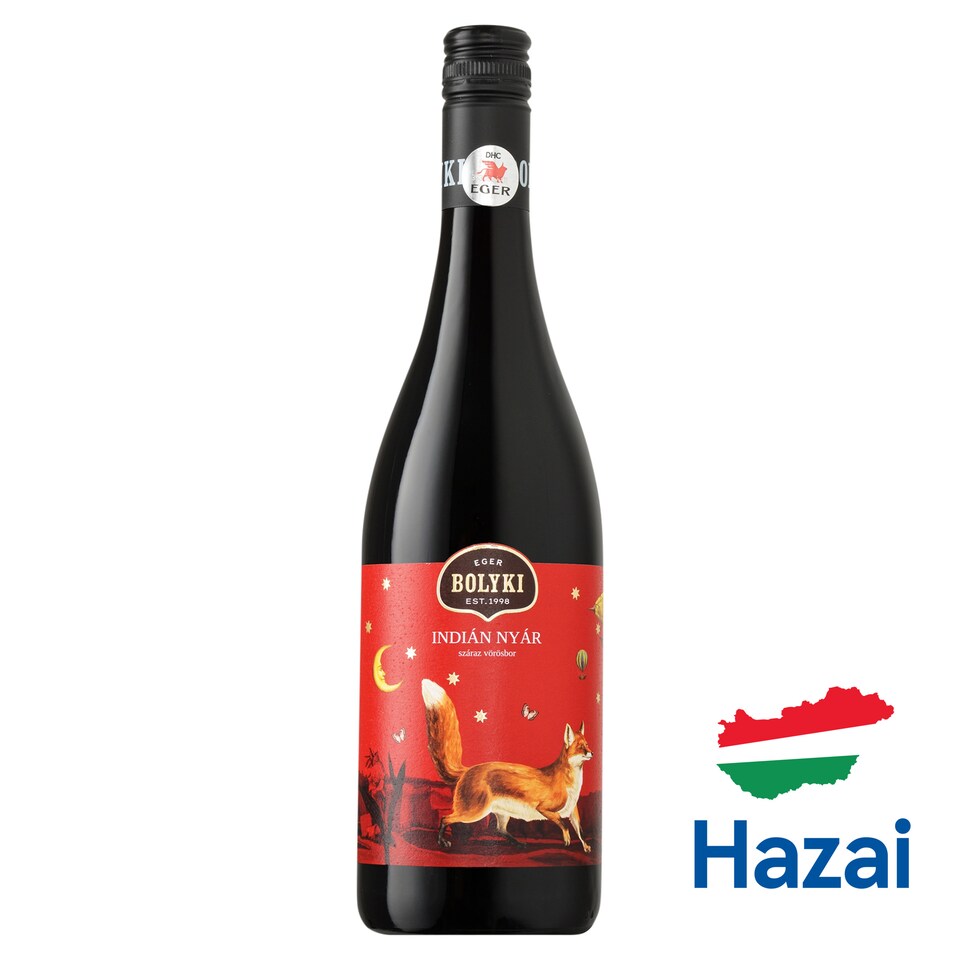 Bolyki Indián Nyár Cuvée száraz vörösbor 13% 0,75 l