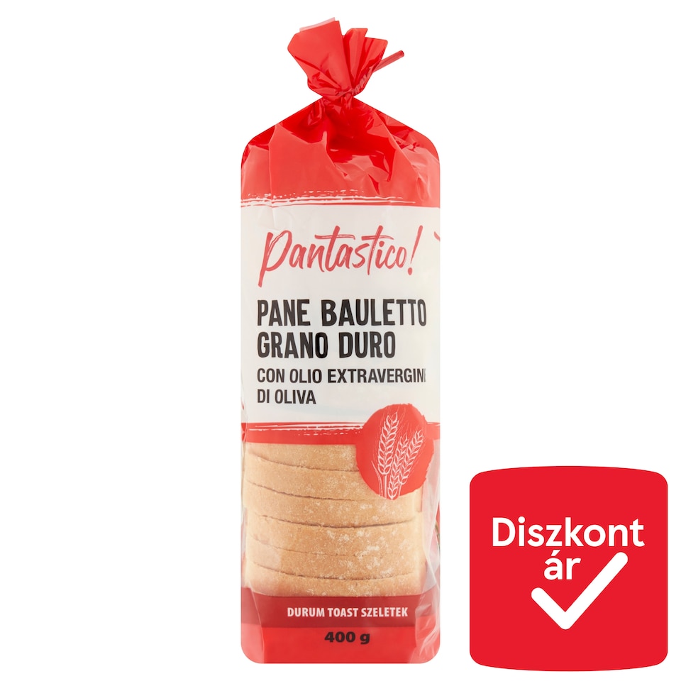 Pantastico! durum toast szeletek extra szűz olívaolajjal 400 g