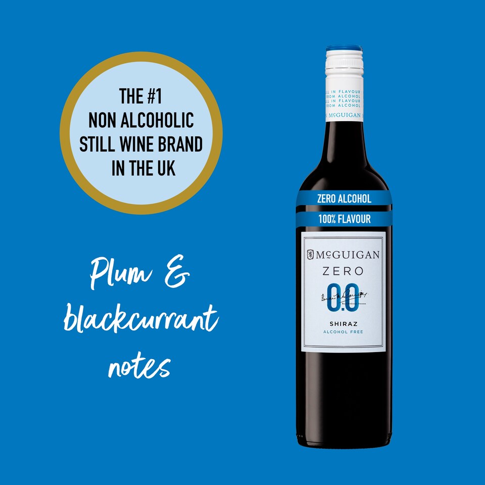 image 1 of Mcguigan Zero Shiraz 75Cl