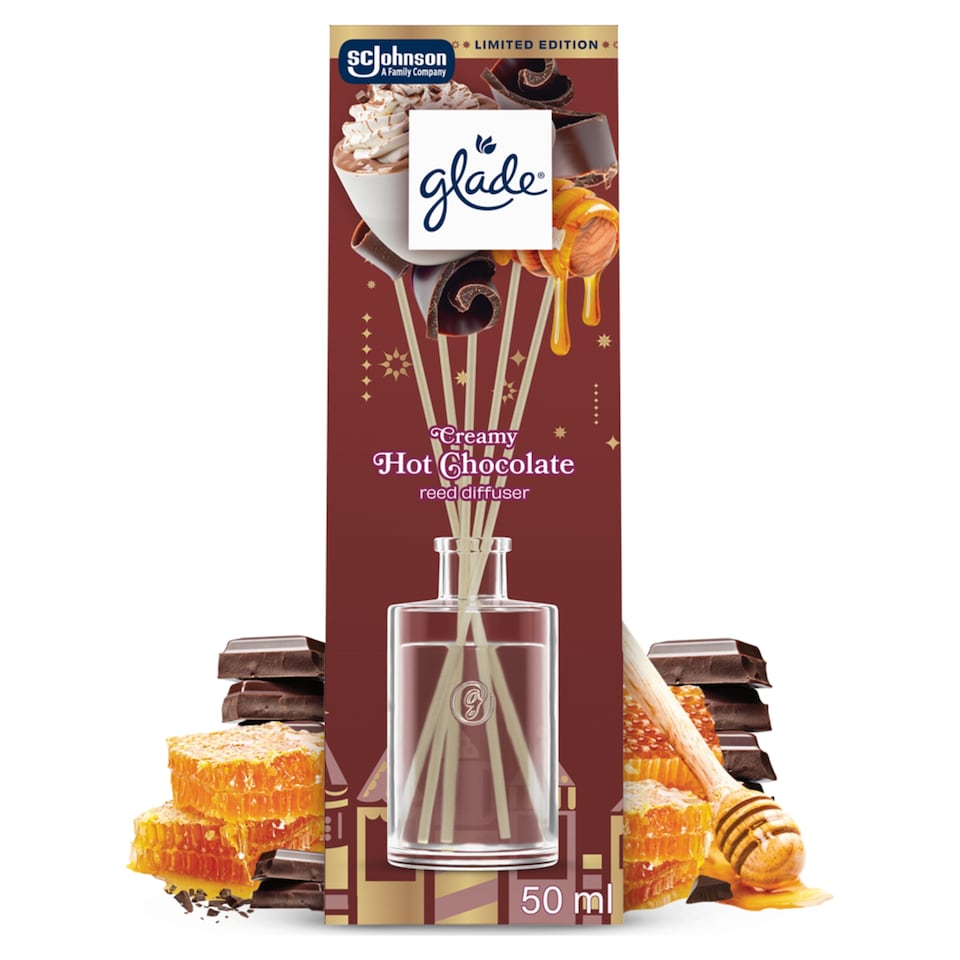 Glade Creamy Hot Chocolate Reed Diffuser 50ml