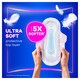image 3 of Always Platinum Long 18 Sanitary Pads With Wings Size 2