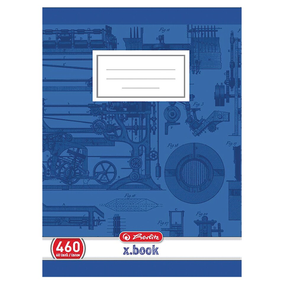 Herlitz Zošit 460 A4 čistý 60 listov
