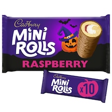 Cadbury Mini Rolls - Raspberry 10 Pack