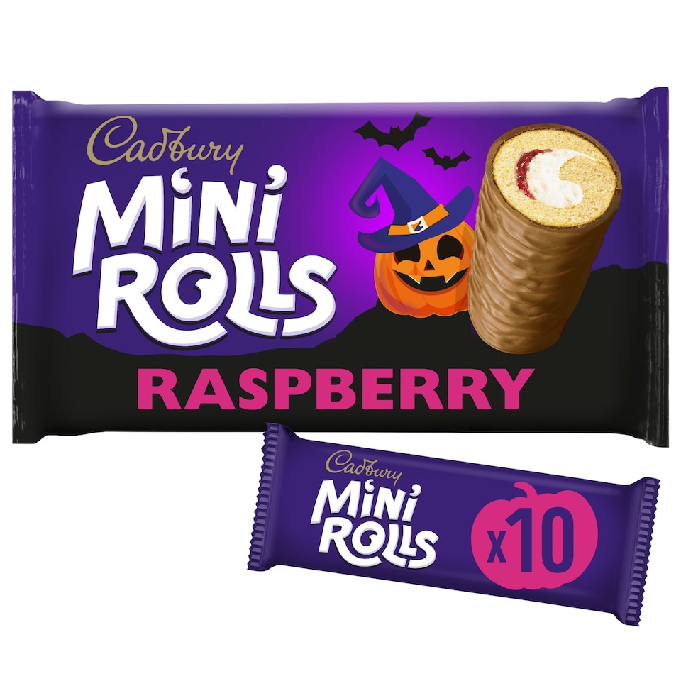 Cadbury Mini Rolls - Raspberry 10 Pack