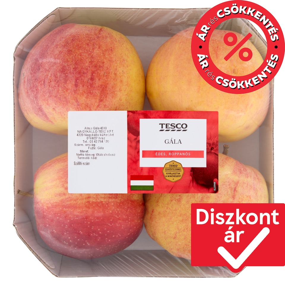 Tesco Gála alma 4 db