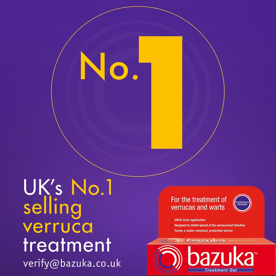 image 1 of Bazuka Verrucas and Warts Treatment Gel 6G