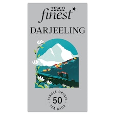 Tesco Finest Darjeeling 50s Tea Bags 100g