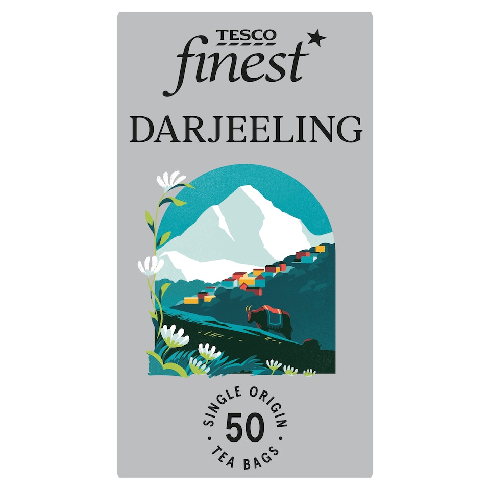 Tesco Finest Darjeeling 50s Tea Bags 100g