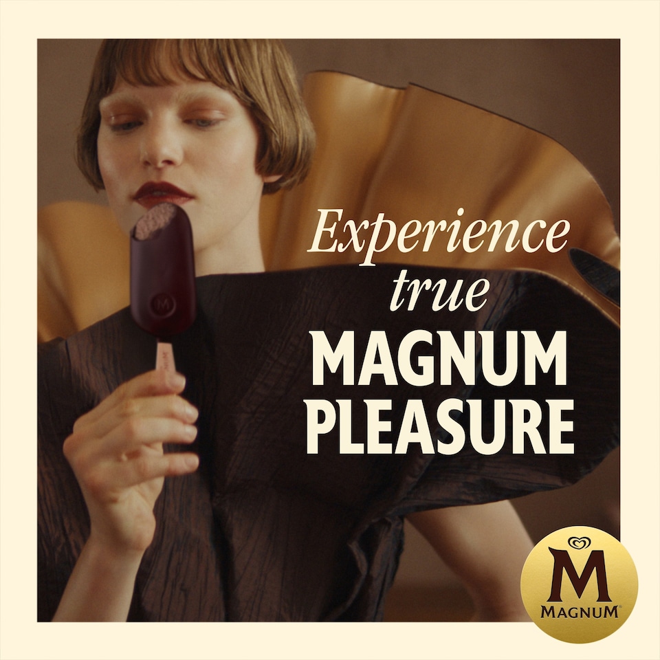 image 1 of Magnum Collection Intense Dark Chocolate Ice Cream Sticks 3 x 100ml
