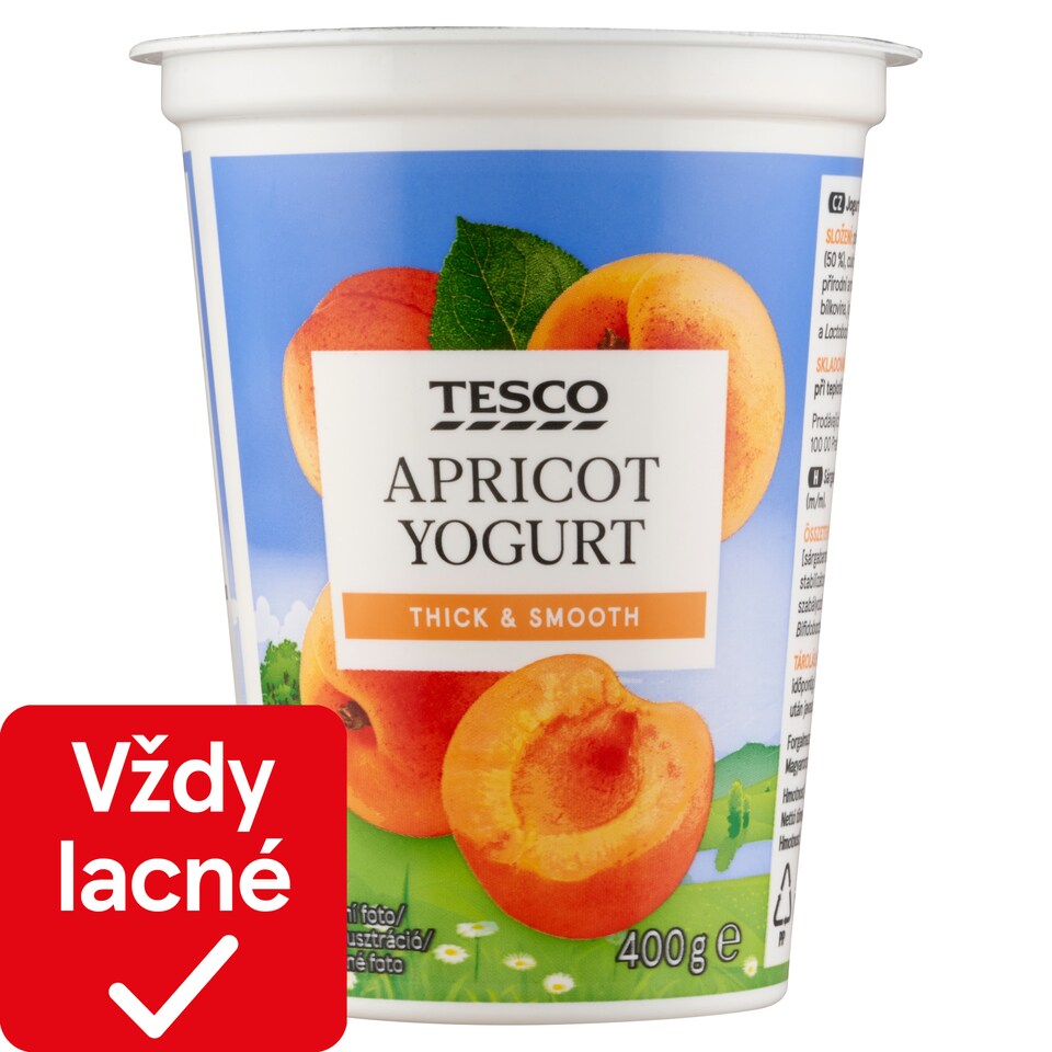 Tesco Apricot Yoghurt 400 g