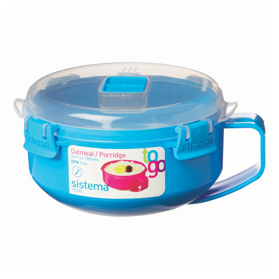 Sistema Porridge To Go Microwave Food Storage Bowl