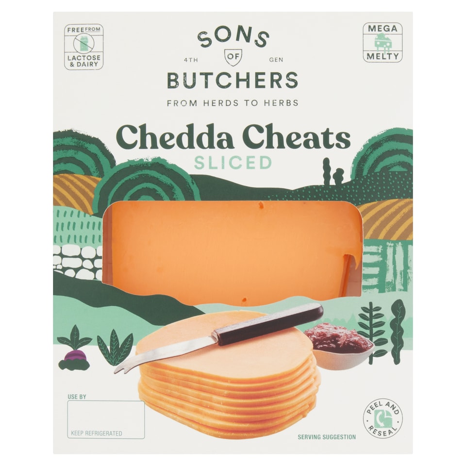 Sons Of Butchers Chedda Cheats Sliced 160G
