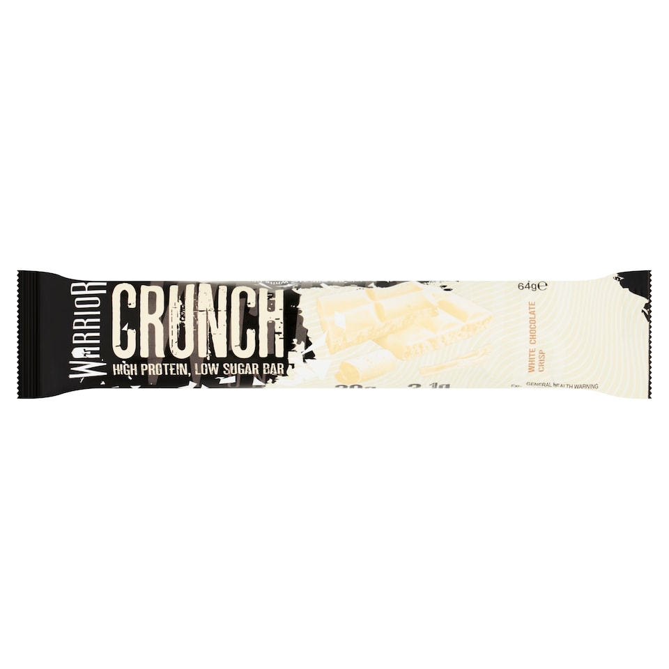 Warrior Crunch Protein Bar - White Chocolate Crisp 64g