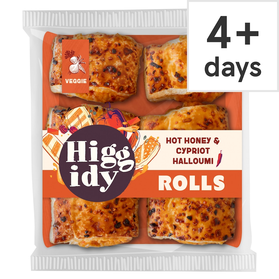 image 1 of Higgidy Cypriot Halloumi & Hot Honey Rolls 160g