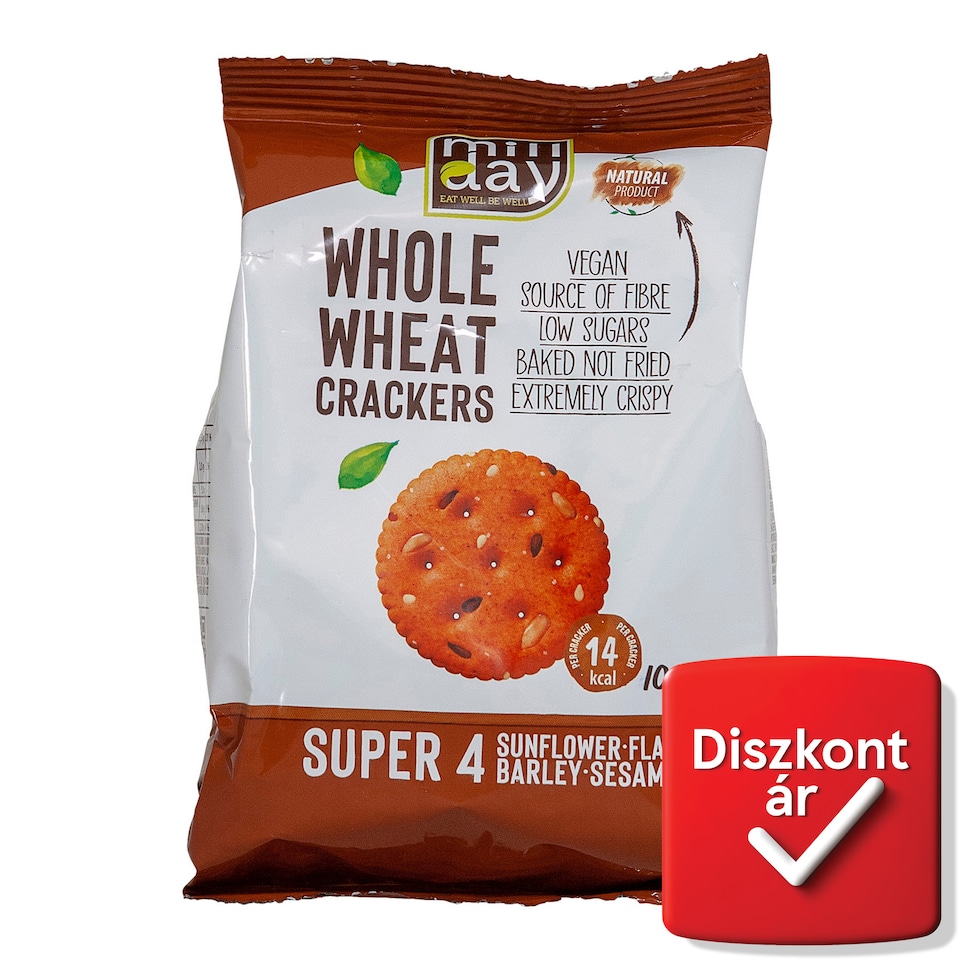 MILL DAY teljes kiőrlésű kréker 4 magvas 100 g