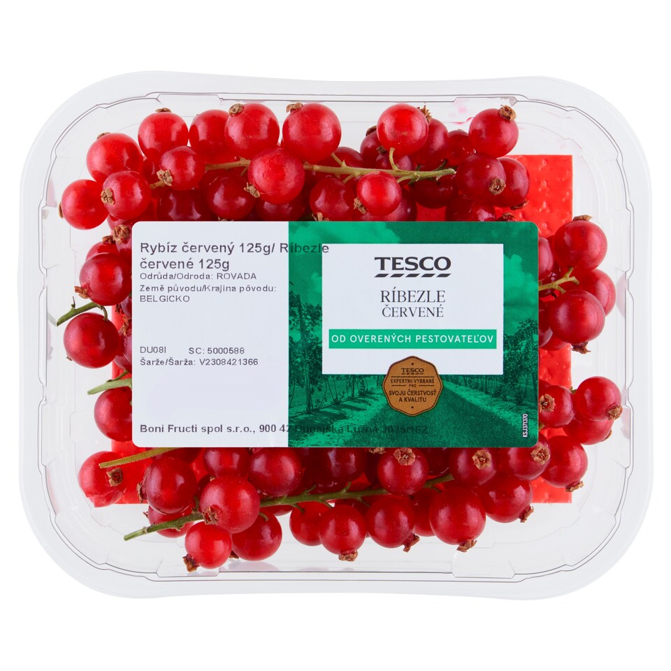 Tesco Ríbezle červené 125 g