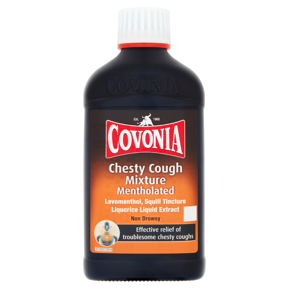 Covonia Chesty Cough Relief Liquid - Mentholated 300ml