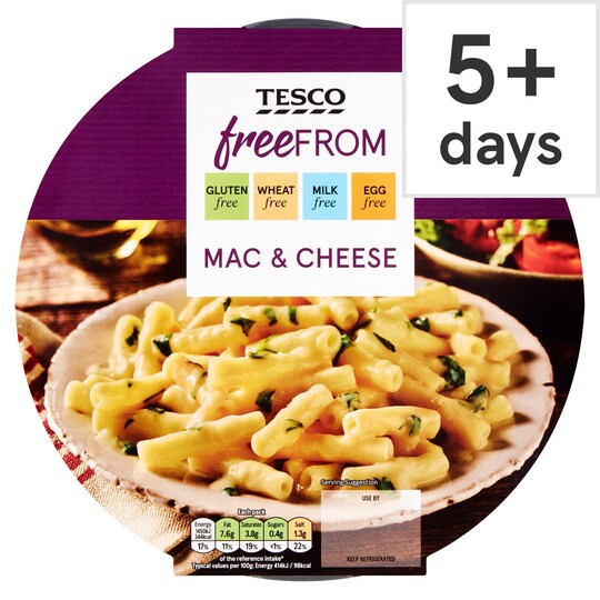 Tesco Free From Mac & Cheese 350G Tesco Groceries