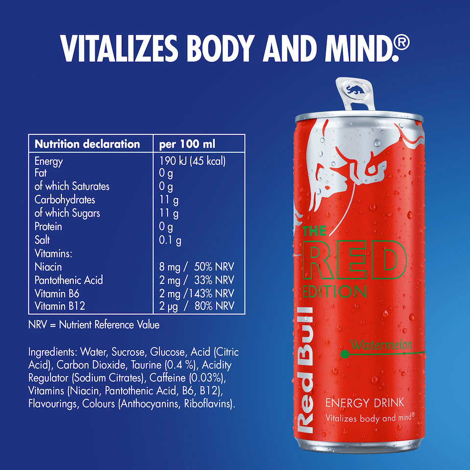 image 1 of Red Bull The Red Edition Watermelon 355Ml